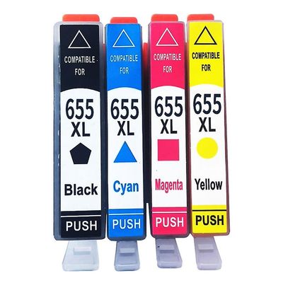 Unbrand 655 655xl blækpatroner fungerer til Hp655 Deskjet 3525 5525 4615 4625 4525 6520