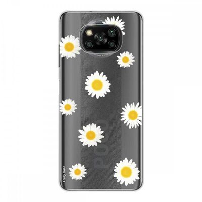 Crazy Kase Hull For Xiaomi Poco X3 Nfc I Silikone Soft 1 Mm, Marguerite