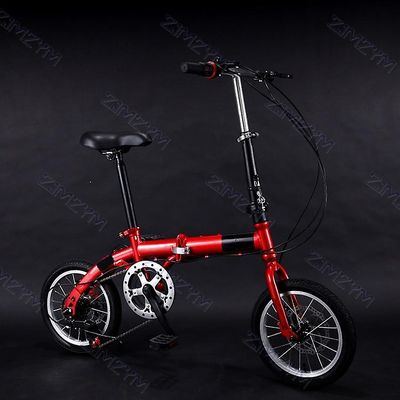 TribalSensation 14 tuuman taitettava ultrakevyt polkupyörän yhden/vaihteleva nopeus Muuttuva nopeus punainen