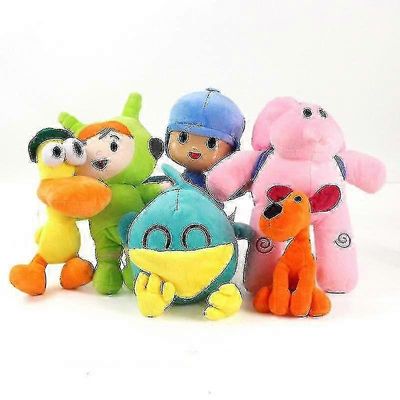2025 Pocoyo Pehmolelu Elly Pato Loula Fred Loula pehmeä pehmolelu täytetty figuurinukke Kid Brithday Xmas Gift-c 26cm YoYo