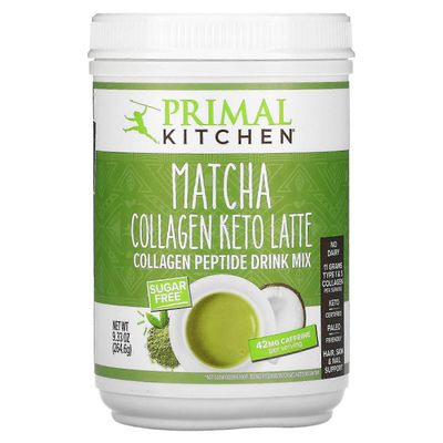 Primal Kitchen, kollageeni Keto Latte, Matcha, 9.33 oz (264.6 g)
