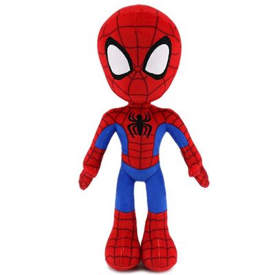 Ochime 33cm Spider-man Soft plysj Toy Superhelt Fylt Doll Kose leketøy for barn Halloween Xmas Gift Rød