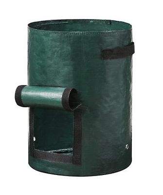 Xqday 2 stk 10 gallon kartoffeldyrkningsposer med flip vindue og håndtag, Ripstop Grow Pot Beholdere til kartofler, tomater, gulerødder