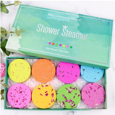 Forever Dusj dampbåter - Mødre dag gaver til mamma - 8pcs dusjbomber for aromaterapi og stressavlastning - Flotte bursdagsgaver, unik gave til kvinner