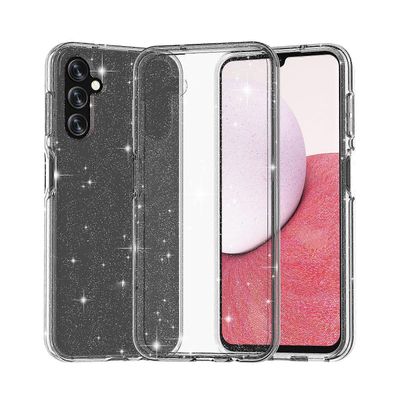 Samsung Galaxy A14 5G / 4G iskunkestävä terminaattorityylinen Glitter Powder -puhelinkotelo