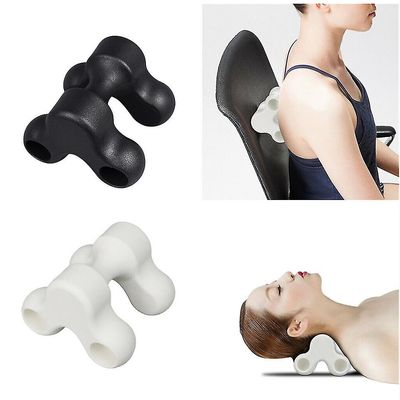 Coosilo Hals massage pude livmoderhalskræft Acupoint massageapparat muskelsmerter Relief hvid