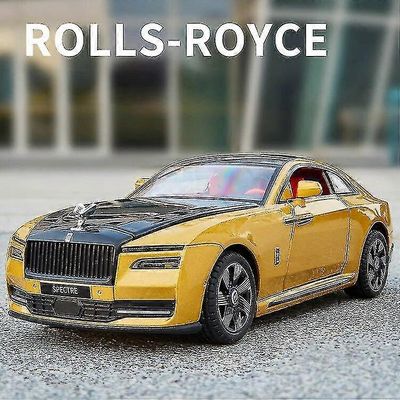 1/24 Rolls-Royce Spectre leluautomalli High Simulation Alloy Sound Light Pull Back Toy Vehicle For Boy Christmas Gift Collection No Box - Miao Golden