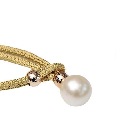 Big Pearl -verhon siteet Eurooppalainen yksinkertainen tyyli Verhojen selkänojat Kiiltävät käsin kudotut köysiverhojen pidättimet ohuille tai paksu...