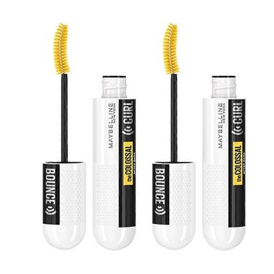 2 x Maybelline Colossal Curl Bounce ripsiväri 10ml - Pimeän tultua Musta