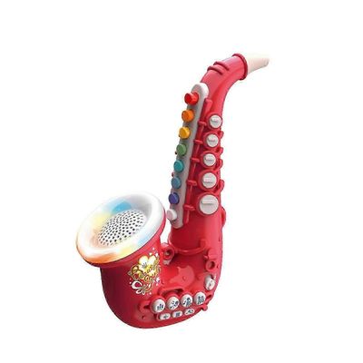 2025 Lasten lelusaksofoni: Mukana musiikki ja valot Punainen