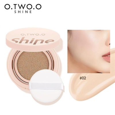 1kpl Air Cushion BB Cream Base Makeup Concealer Kosteuttava Lasting Waterproof Foundation CC Cream Face Kosmeettinen korealainen meikki 02 luonnoll...