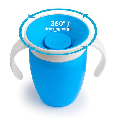 Barsinfi 2pcs Trainer Cup Leak-bevis Baby Infant Child Drinking Cup lær at drikke Cup