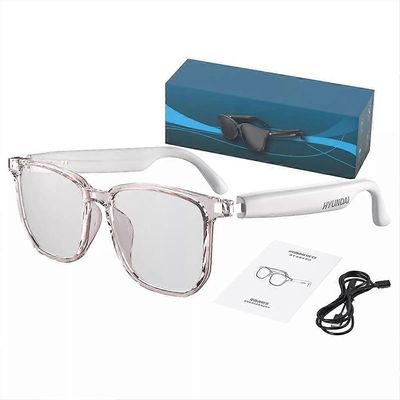 Hy C8 PRO monitoiminen AI Bluetooth-älylasit, langattomat kuulokkeet Ai Valkoinen