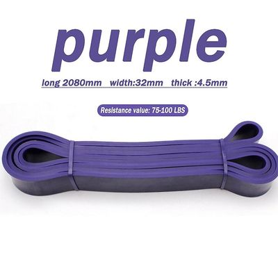 Modstand Band Workout Equipments Motion Elastic Band Workout Styrke Pilates Fitness Udstyr Training Expander Unisex Lilla