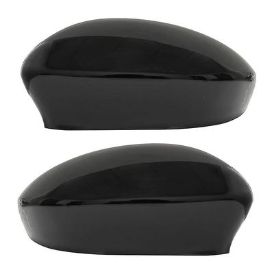 Bil Rearview Mirror Cover Cap For 500 2007-2023 Wing Mirror Bezel Shell Cap Svart biltilbehør