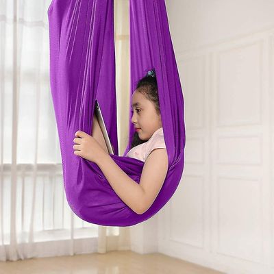 Børns Swinging Hængekøje, Indoor Swing Elastisk Kæle Hængekøje Sensorisk Swing Ideel til ADHD, Aspergers og sensoriske integration samt autisme Th ...