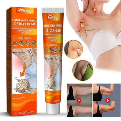Shakub 2 stk Naturlig Urte Lymfeknuter Cream Lymfekreft Drenering Neck Anti Hevelse Detox Salve
