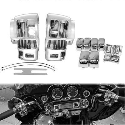 Kytkinkotelon kansikotelon kytkinkotelon korkit, jotka sopivat Harley Touring Road King Tri Electra Glide 1996-2013 kromi