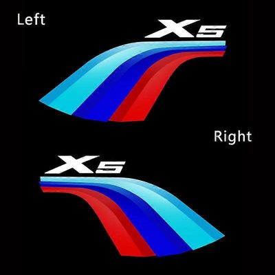 2Osat HD led-projektorin varjolamppu E70 F15 G05 X5 -logolle auton ovi tervetulovalo varoitusvalo auto ulkotarvikkeet 2kpl X5: lle