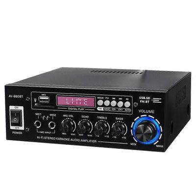 2000 W vahvistin integroitu vahvistin bluetooth 5.0 HiFi stereovahvistin digitaalinen FM