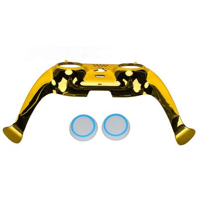 PS5-ohjaimen etulevylle DIY Replacement Clip Shell Decoration -tarvikkeet joystick-suojuksilla Kultaa