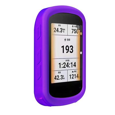 For-garmin Edge 840 Skin Case Shell täysin peittävä kotelo Holkki Cycle tietokone Violetti