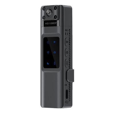 1080P minikamera bevegelsesdeteksjon bærbar digital WIFI videoopptaker kroppskamera nattsynopptaker videokamera d Svart