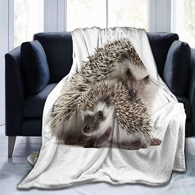 Fleece Kast teppe for voksne Barn Pinnsvin Fleece Teppe Sofa Kast Teppe Seng Teppe For Familie 80x60in 200x150cm
