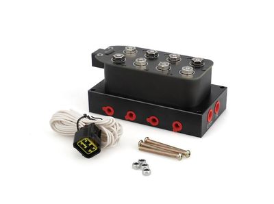 Ruili Bil modifikation Universal Air Shock Absorber Solenoid Valve Manifold Luftaffjedring støddæmper