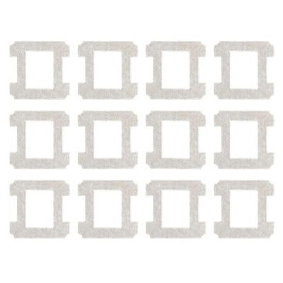 Yhteensopiva W2 Pro / W2 Omni Mop -liinojen kanssa Rag Pad Window Robot Cleaner Varaosatarvikkeet 12kpl