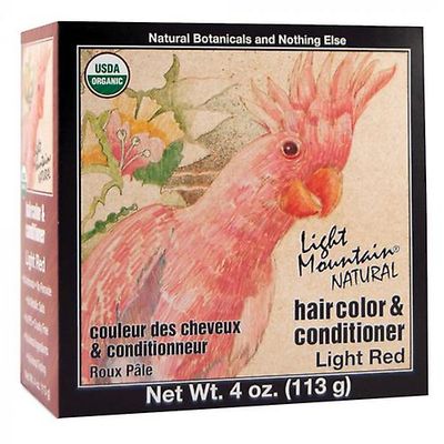 Light Mountain Narural Hair Color and Hoitoaine, vaaleanpunainen 4 Oz (pakkaus 3)