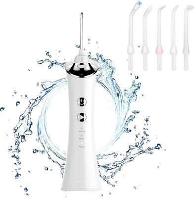AIR Bærbar trådløst vand Pick Dental Oral Irrigator Tandtråd 3 modes og 5 Jet Tips