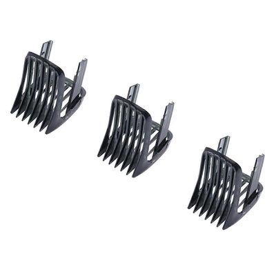 3X hiustenleikkuukoneelle HC3400 HC3410 HC3420 HC3422 HC3426 HC5410 HC5440 HC5447 HC5450/7452 Kiinnitys Musta