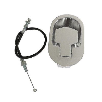 Sohvatuolikahva vapautusvivun liipaisinkaapelilla Harmaa