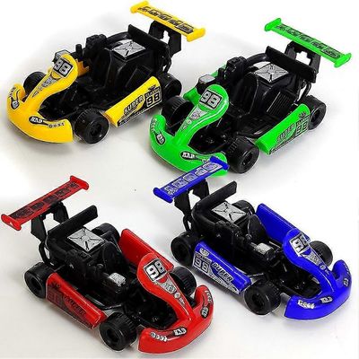 5kpl mini muovinen auto lelu vedä takaisin värikäs sarjakuva kilpa malli kart kilpa-auto lasten koulutuslelu pojille satunnainen väri