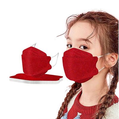 Kiko Ansigtsmasker Kids Kf94 Ansigtsmaske Fisk Shape Mask 4 Lag Beskyttende Student Engangsmaske 500pcs