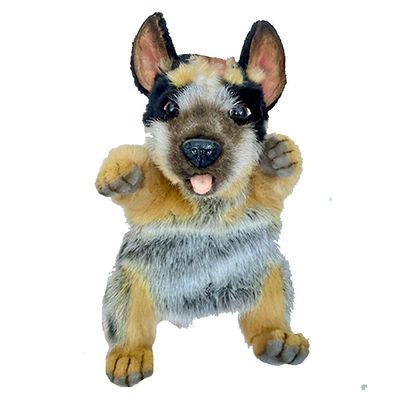 Hansa Creations Blue Heeler Dog Puppy Pehmo Hand Puppet ikä 3 vuotta ja vanhemmat