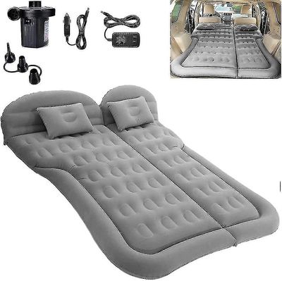 Suv Air Cushion Camping Bed Cushion-fortykkelse Bil Air Bed Med Elektrisk Luftpumpe Bærbar SovepudeMadras