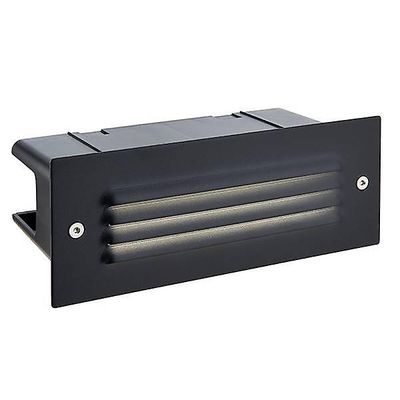 Saxby Lighting (Poole) Seina Integreret LED Udendørs Forsænket væg lys tekstureret sort, matteret IP44