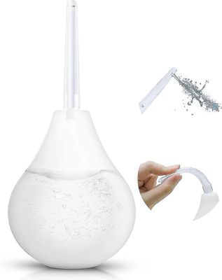 Asiv Läpinäkyvä 224ml peräaukon ja emättimen peräruiskelamppu - lääketieteellinen silikoni, BPA-vapaa