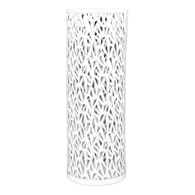 Sateenvarjoteline ontto vapaasti seisova sateenvarjoteline sateenvarjo kauhan koristelu kotitoimiston sisustus Valkoinen