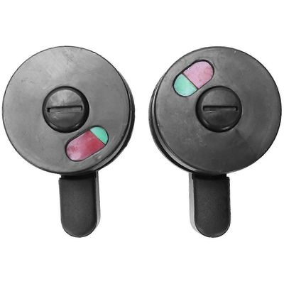 2kpl julkinen wc pyörivä punainen vihreä merkkivalo oven lukitusnupin lukko