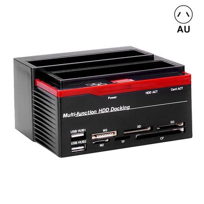 Kiintolevypidike IDE/SATA Double-disc monitoimikiintolevyaseman pohja AU