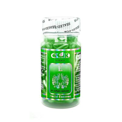 90x vitamin E Evion 400mg kapsler for glødende ansikt sterke hår negler