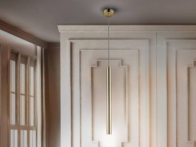 Schuller Lighting Varas integreret LED Loft Vedhæng Guld