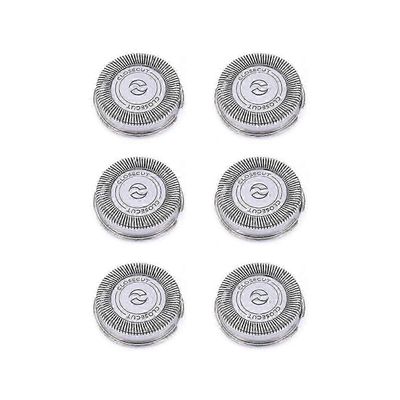 6 kpl SH30-vaihtoteriä parranajokoneille sarjoissa 3000, 2000, 1000 ja S738, kestävillä ja terävillä terillä Hopea