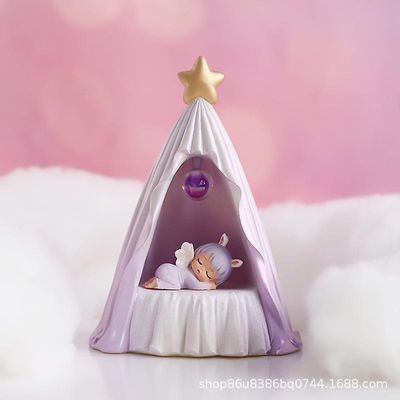 Ceyue Creative Resin Crafts Home Fantasy Girl's Heart Room Dekoration Gave Annie Baby Cake Car Ornament 9