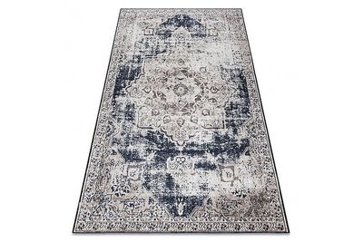 RugsX ANDRE 1090 vasketæppe Ornament, vintage skridsikker - beige 80x150 cm