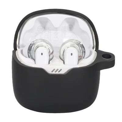 For JBL Tune Flex støtsikkert etui Bluetooth ørepropper beskytter anti-drop silikonetui Svart/svart Style A