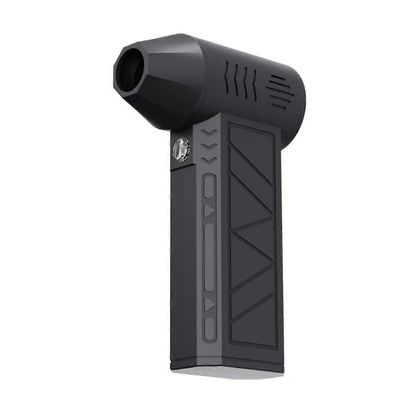 Mini ilmapuhallin lisäsuuttimella 130000RPM turbo suihkupuhallin tuulen nopeus 39.5m / s sähköpuhallin puhallus pölynkuivain Musta